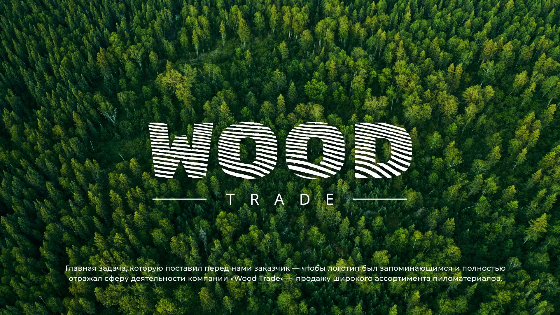 Разработка логотипа для компании «Wood Trade» в Павловском Посаде